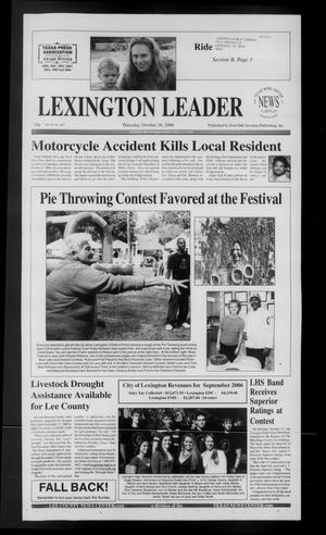 Lexington Leader (Lexington, Tex.), Vol. 10, No. 447, Ed. 1 Thursday, October 26, 2006