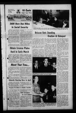 Medina Valley and County News Bulletin (Castroville, Tex.), Vol. 8, No. 45, Ed. 1 Wednesday, February 28, 1968