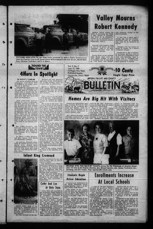 Primary view of object titled 'Medina Valley and County News Bulletin (Castroville, Tex.), Vol. 9, No. 8, Ed. 1 Wednesday, June 12, 1968'.