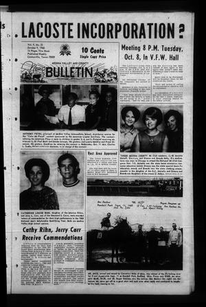 Medina Valley and County News Bulletin (Castroville, Tex.), Vol. 9, No. 25, Ed. 1 Wednesday, October 9, 1968