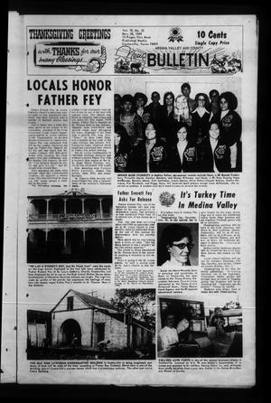 Medina Valley and County News Bulletin (Castroville, Tex.), Vol. 10, No. 32, Ed. 1 Wednesday, November 26, 1969