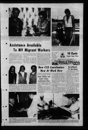 Medina Valley and County News Bulletin (Castroville, Tex.), Vol. 11, No. 21, Ed. 1 Wednesday, September 9, 1970