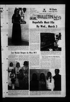 Medina Valley and County News Bulletin (Castroville, Tex.), Vol. 11, No. 46, Ed. 1 Wednesday, March 3, 1971
