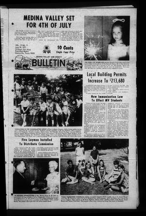 Medina Valley and County News Bulletin (Castroville, Tex.), Vol. 12, No. 11, Ed. 1 Wednesday, June 30, 1971