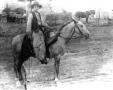 Thumbnail image of item number 1 in: '[Newton Calvin Holman Leaving for Cattle Drive]'.