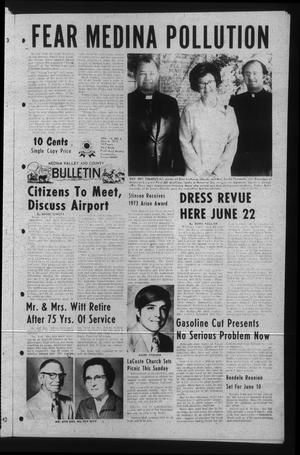 Medina Valley and County News Bulletin (Castroville, Tex.), Vol. 15, No. 8, Ed. 1 Wednesday, June 6, 1973