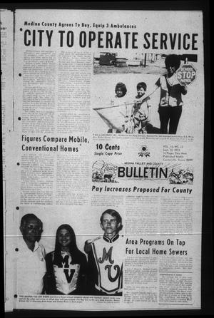 Medina Valley and County News Bulletin (Castroville, Tex.), Vol. 15, No. 22, Ed. 1 Wednesday, September 12, 1973