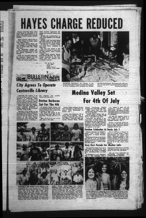Primary view of object titled 'The Tri-County News Bulletin (Castroville, Tex.), Vol. 18, No. 12, Ed. 1 Monday, June 28, 1976'.