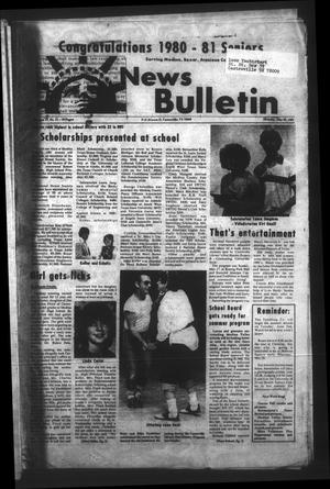 News Bulletin (Castroville, Tex.), Vol. 23, No. 21, Ed. 1 Monday, May 25, 1981
