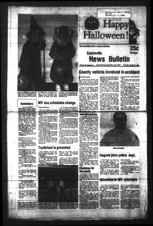 Castroville News Bulletin (Castroville, Tex.), Vol. 26, No. 44, Ed. 1 Thursday, October 31, 1985