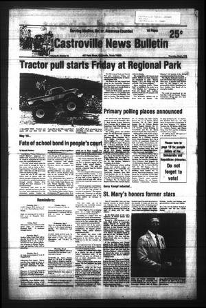Primary view of object titled 'Castroville News Bulletin (Castroville, Tex.), Vol. 27, No. 18, Ed. 1 Thursday, May 1, 1986'.