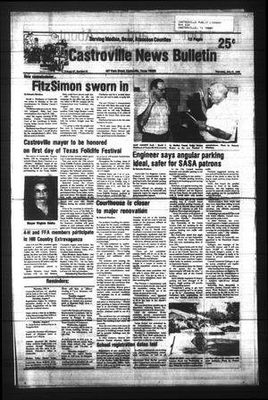 Castroville News Bulletin (Castroville, Tex.), Vol. 27, No. 31, Ed. 1 Thursday, July 31, 1986
