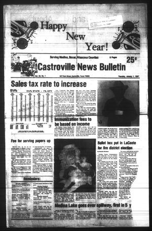 Castroville News Bulletin (Castroville, Tex.), Vol. 28, No. 1, Ed. 1 Thursday, January 1, 1987