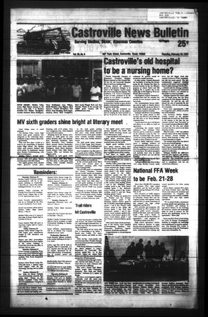 Castroville News Bulletin (Castroville, Tex.), Vol. 28, No. 8, Ed. 1 Thursday, February 19, 1987