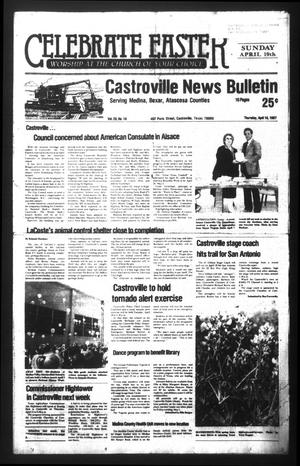 Castroville News Bulletin (Castroville, Tex.), Vol. 28, No. 16, Ed. 1 Thursday, April 16, 1987