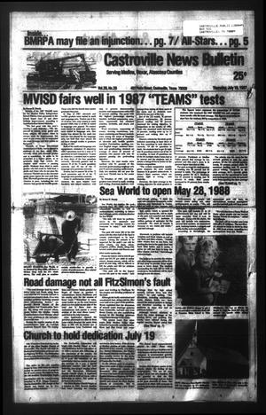Castroville News Bulletin (Castroville, Tex.), Vol. 28, No. 29, Ed. 1 Thursday, July 16, 1987