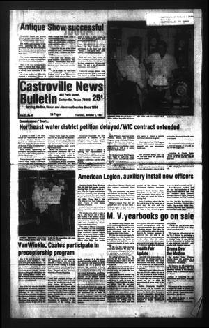 Castroville News Bulletin (Castroville, Tex.), Vol. 28, No. 40, Ed. 1 Thursday, October 1, 1987