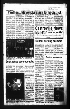 Castroville News Bulletin (Castroville, Tex.), Vol. 28, No. 46, Ed. 1 Thursday, November 12, 1987