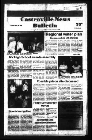 Castroville News Bulletin (Castroville, Tex.), Vol. 29, No. 21, Ed. 1 Thursday, May 26, 1988