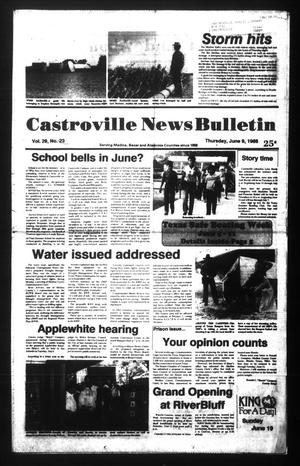 Castroville News Bulletin (Castroville, Tex.), Vol. 29, No. 23, Ed. 1 Thursday, June 9, 1988