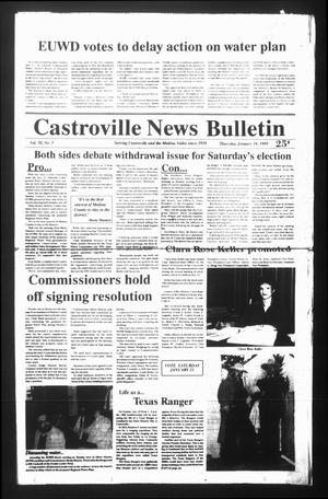 Castroville News Bulletin (Castroville, Tex.), Vol. 30, No. 3, Ed. 1 Thursday, January 19, 1989