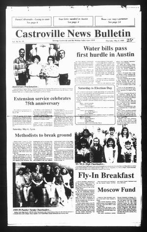 Castroville News Bulletin (Castroville, Tex.), Vol. 30, No. 18, Ed. 1 Thursday, May 4, 1989