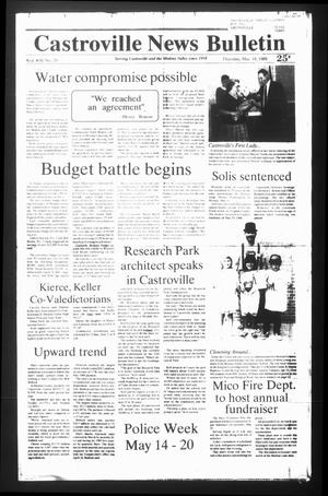 Castroville News Bulletin (Castroville, Tex.), Vol. 30, No. 20, Ed. 1 Thursday, May 18, 1989