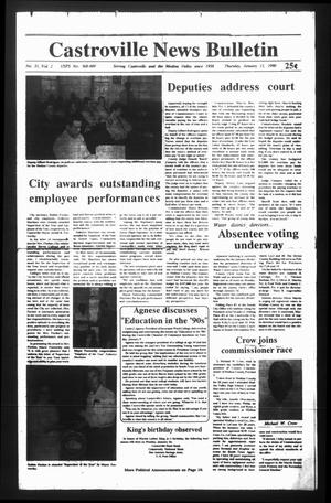 Castroville News Bulletin (Castroville, Tex.), Vol. 31, No. 2, Ed. 1 Thursday, January 11, 1990