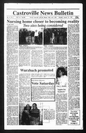 Castroville News Bulletin (Castroville, Tex.), Vol. 31, No. 3, Ed. 1 Thursday, January 18, 1990