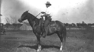 [Man in Cowboy Hat on Horse]