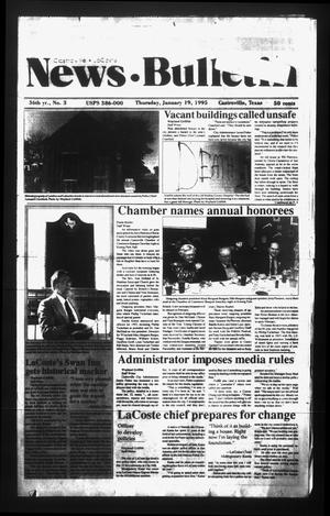 News Bulletin (Castroville, Tex.), Vol. 36, No. 3, Ed. 1 Thursday, January 19, 1995