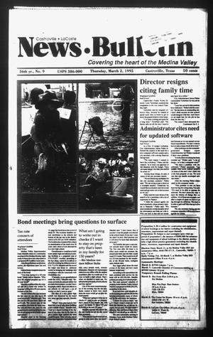 News Bulletin (Castroville, Tex.), Vol. 36, No. 9, Ed. 1 Thursday, March 2, 1995