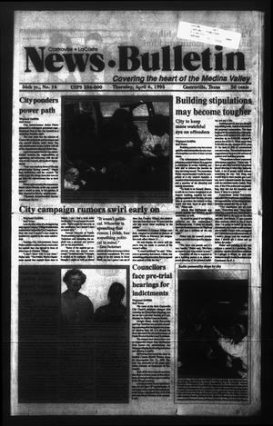 News Bulletin (Castroville, Tex.), Vol. 36, No. 14, Ed. 1 Thursday, April 6, 1995