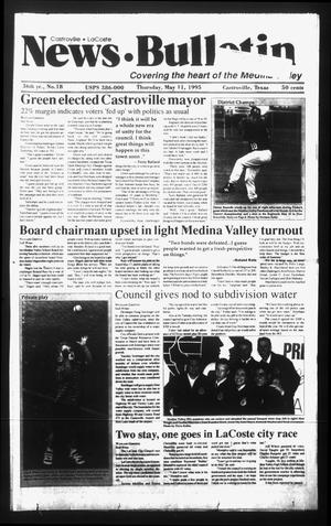 News Bulletin (Castroville, Tex.), Vol. 36, No. 18, Ed. 1 Thursday, May 11, 1995