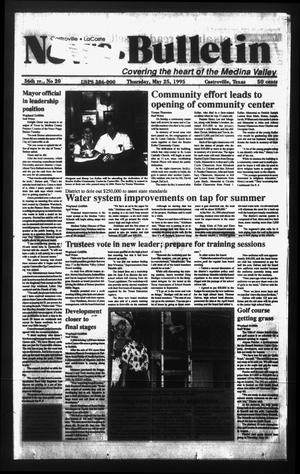 Primary view of object titled 'News Bulletin (Castroville, Tex.), Vol. 36, No. 20, Ed. 1 Thursday, May 25, 1995'.