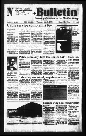 Primary view of object titled 'News Bulletin (Castroville, Tex.), Vol. 36, No. 22, Ed. 1 Thursday, June 8, 1995'.