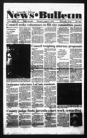News Bulletin (Castroville, Tex.), Vol. 36, No. 31, Ed. 1 Thursday, August 3, 1995