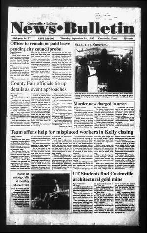 News Bulletin (Castroville, Tex.), Vol. 36, No. 37, Ed. 1 Thursday, September 14, 1995
