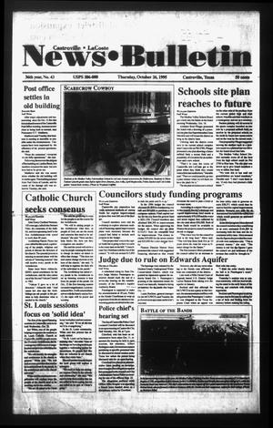 News Bulletin (Castroville, Tex.), Vol. 36, No. 43, Ed. 1 Thursday, October 26, 1995