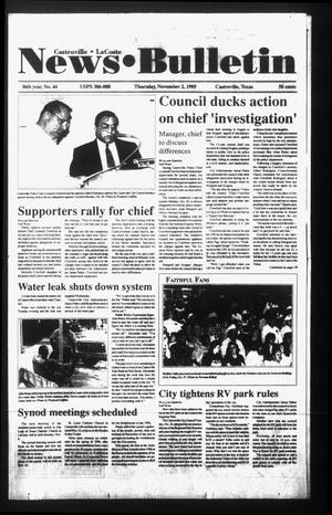News Bulletin (Castroville, Tex.), Vol. 36, No. 44, Ed. 1 Thursday, November 2, 1995