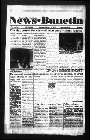 News Bulletin (Castroville, Tex.), Vol. 37, No. 8, Ed. 1 Thursday, February 22, 1996