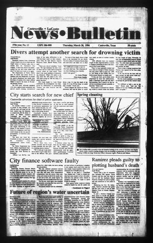 News Bulletin (Castroville, Tex.), Vol. 37, No. 13, Ed. 1 Thursday, March 28, 1996