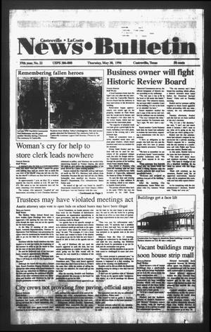 News Bulletin (Castroville, Tex.), Vol. 37, No. 22, Ed. 1 Thursday, May 30, 1996