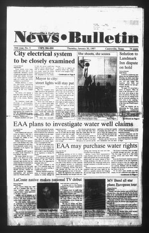 News Bulletin (Castroville, Tex.), Vol. 38, No. 5, Ed. 1 Thursday, January 30, 1997