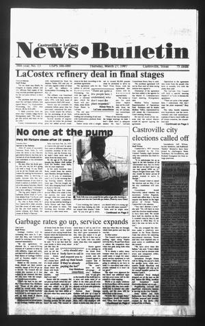 Primary view of object titled 'News Bulletin (Castroville, Tex.), Vol. 38, No. 13, Ed. 1 Thursday, March 27, 1997'.