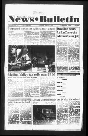 News Bulletin (Castroville, Tex.), Vol. 38, No. 16, Ed. 1 Thursday, April 17, 1997