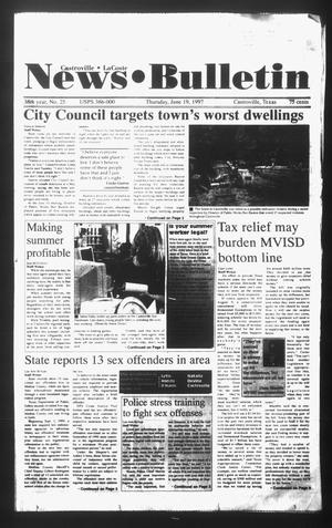 News Bulletin (Castroville, Tex.), Vol. 38, No. 25, Ed. 1 Thursday, June 19, 1997