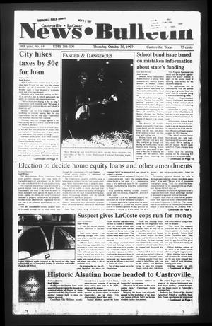 News Bulletin (Castroville, Tex.), Vol. 38, No. 44, Ed. 1 Thursday, October 30, 1997