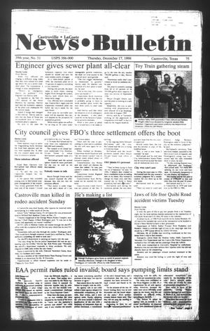 News Bulletin (Castroville, Tex.), Vol. 39, No. 51, Ed. 1 Thursday, December 17, 1998