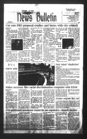 News Bulletin (Castroville, Tex.), Vol. 42, No. 30, Ed. 1 Thursday, July 27, 2000